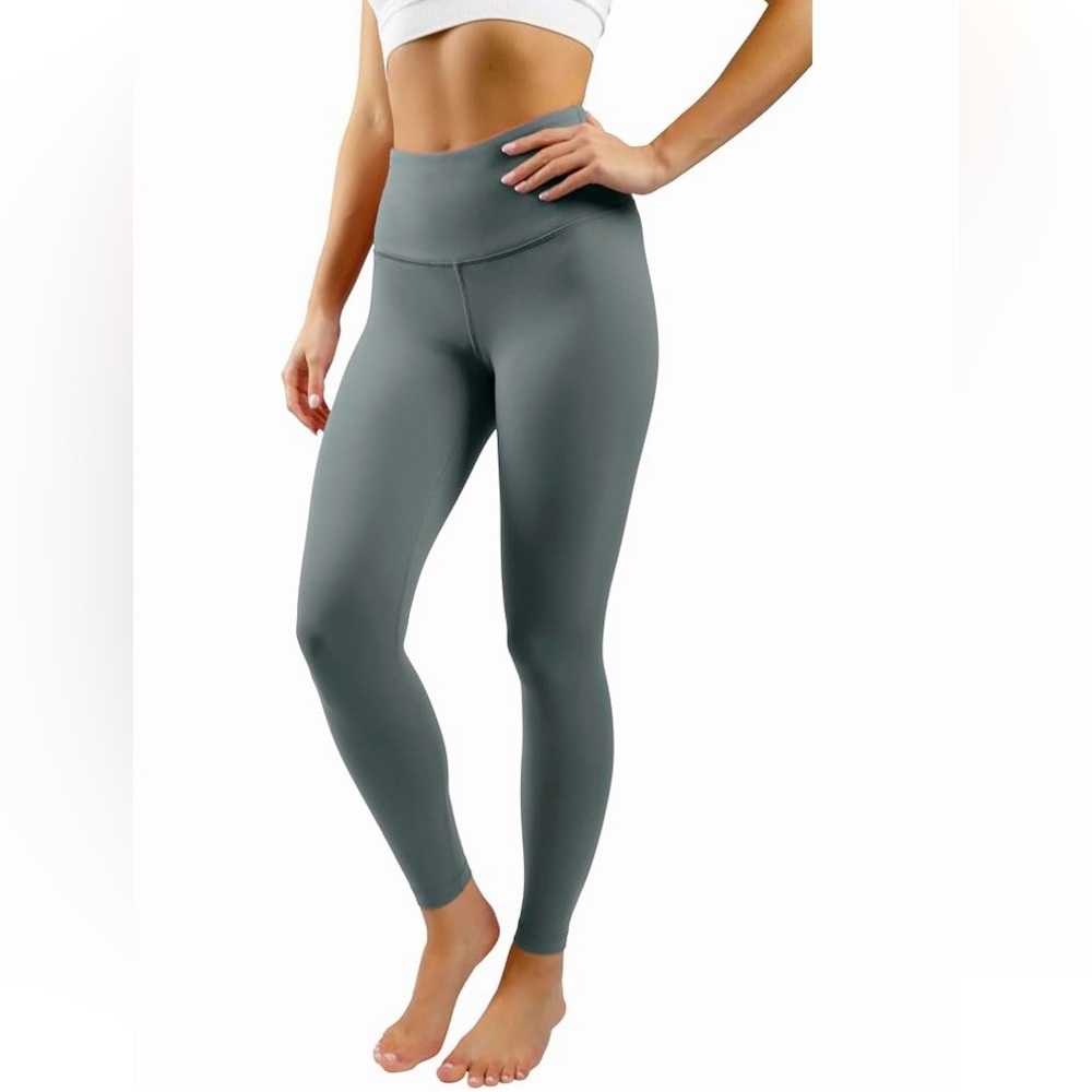 NEW 90 Degree By Reflex Ankle Length High Waist Power Flex Leggings - Large